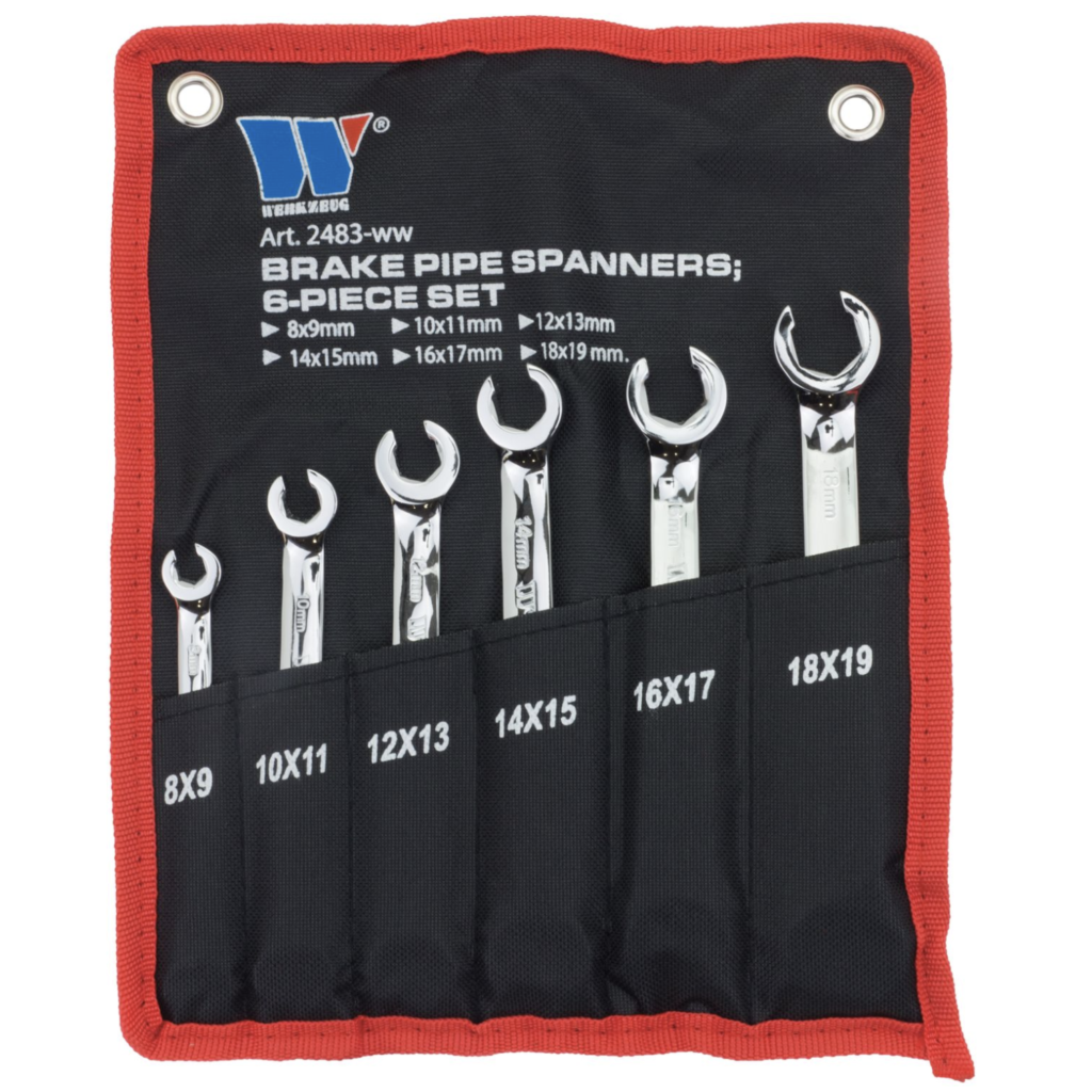 Welzh Werkzeug Brake Pipe Spanner 6Piece FJW Garage