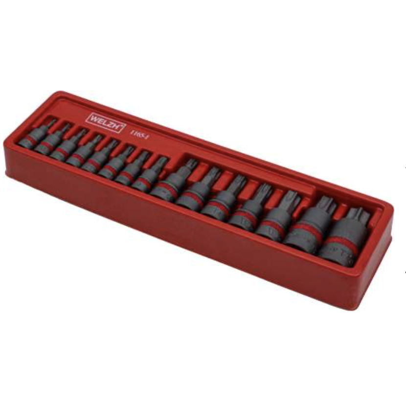 Werkzeug T6 To T70 Torx Bit Socket Set - 15 Piece - Star Bits - 1165-1