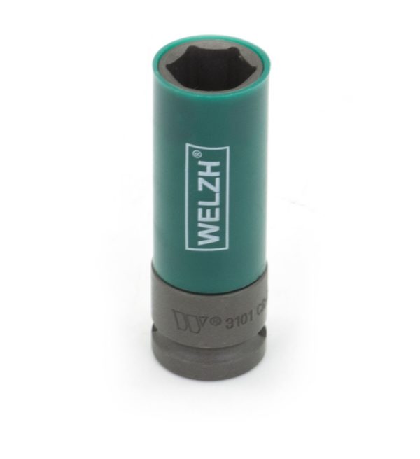 Welzh Werkzeug 1/2" Protective Impact Socket Set For Alloy Wheels (Heavy Duty) 17, 19, 21mm