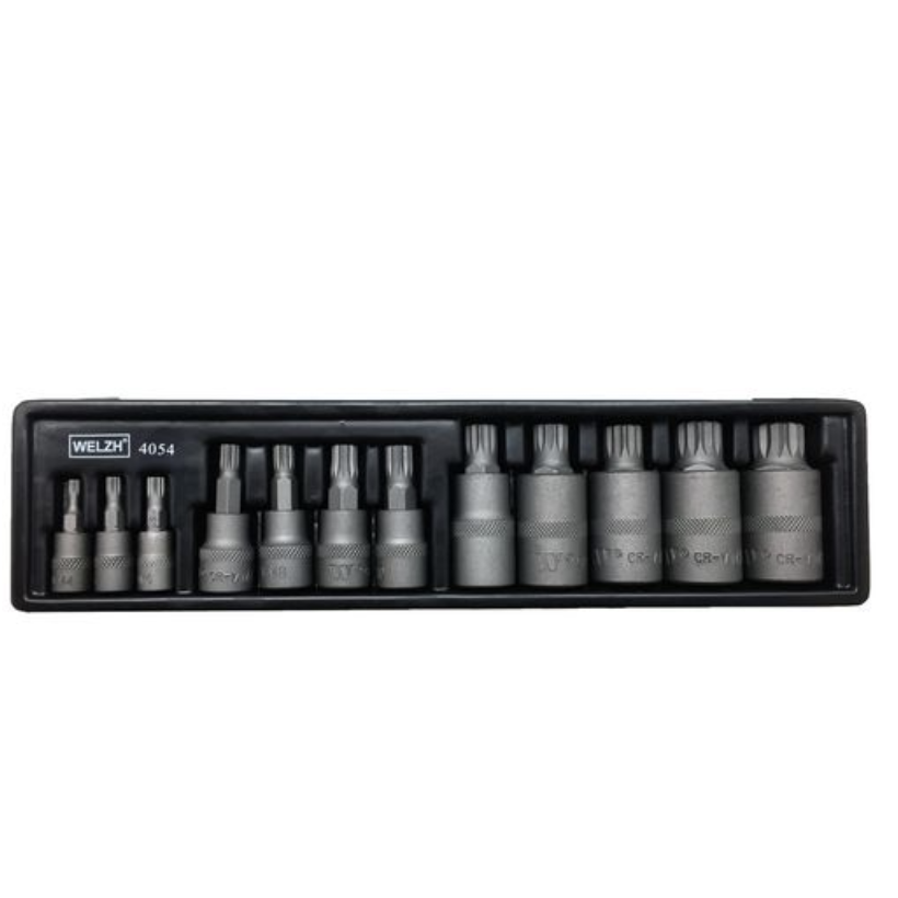 thumbnail image 2 of 25pc United Tools Extra Long Spline Bit Socket Set – 1/4", 3/8", 1/2" Drive, M4-M18, 110mm Length 2 of 4