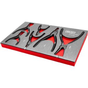 Circlip Plier Set 6-Piece, 130mm, 160,mm 230mm - Welzh Werkzeug