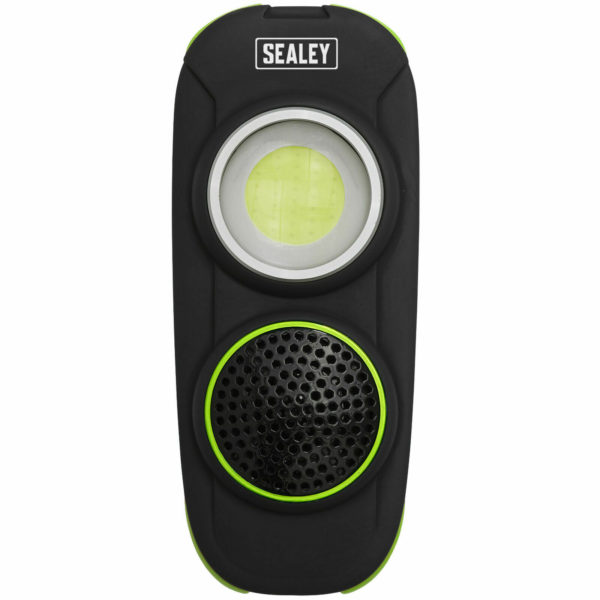 Sealey LED50WS Rechargeable Torch with Wireless Speaker 10W COB LED