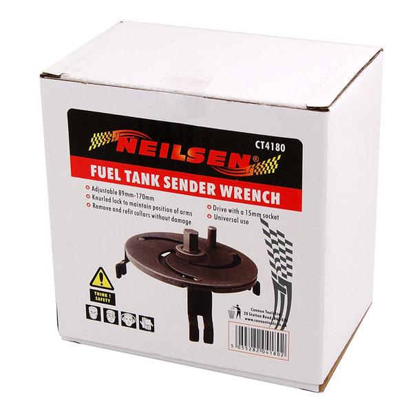 Neilsen Fuel Tank Sender Removal Wrench Refit 89 - 170mm Adjustable Universal