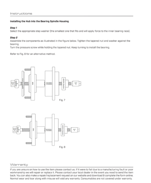 Welzh Werkzeug Master Wheel Hub & Bearing Removal,Installation Kit