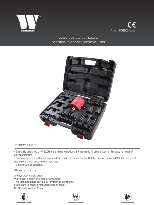 Injector Remover Tool Master Kit – Welzh Werkzeug