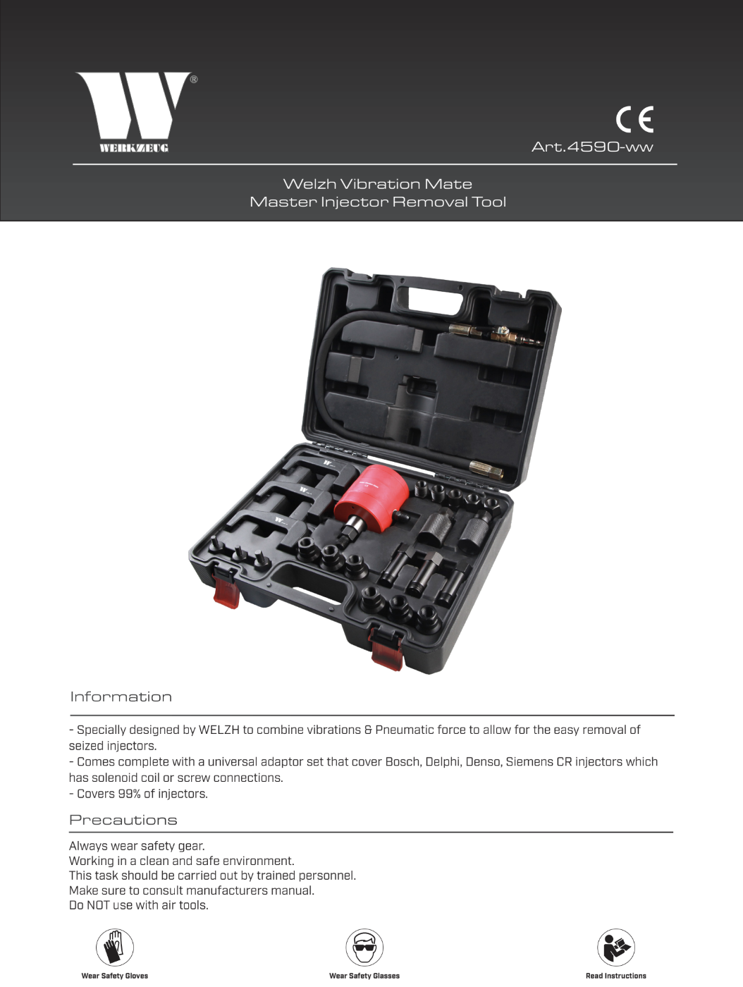 Welzh Werkzeug Stretch Belt Remover Installer Tool – Magnetic, 4640-WW, Single Item