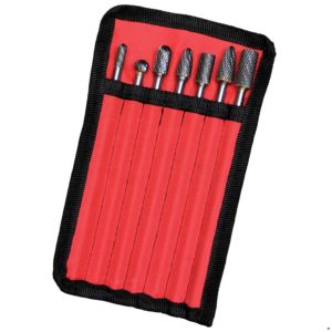 Extra Long Carbide Burr Set 7-Piece 6mm Shank for Die Grinders - Welzh Werkzeug