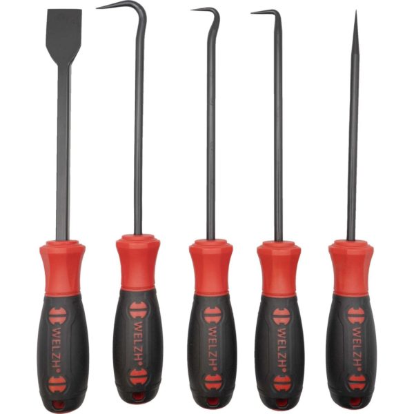 Pick and Hook Set with Scrapers 9-Piece - Welzh Werkzeug