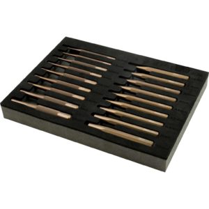 Mini Pin Punch & Centre Punch Set 18-Piece - Welzh Werkzeug