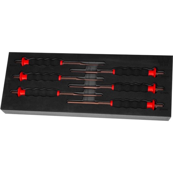 Pin Punch Set 6-Piece (HIGH GRADE STEEL) - Welzh Werkzeug