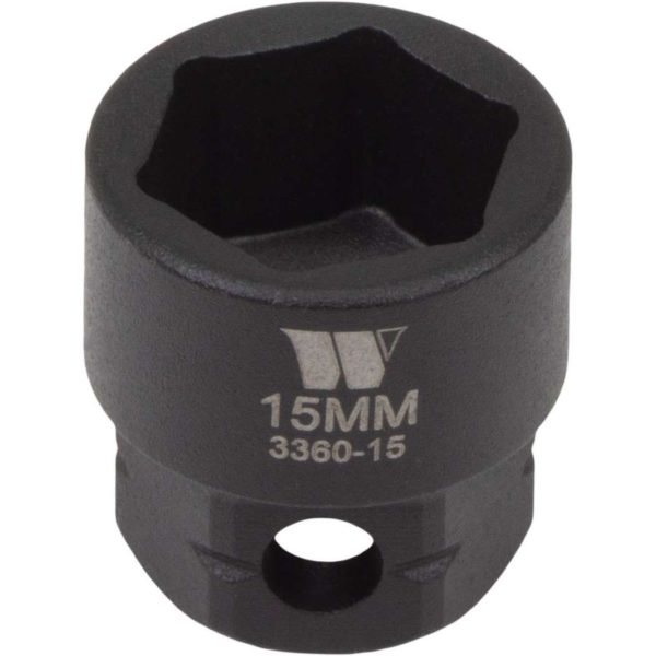 Stubby Short Impact Socket Set Hex Shanked 3/8' 6-19mm - Welzh Werkzeug