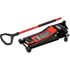Trolley Jack 4 Ton Extra Low Profile Quick Lift Double Pump 75-505mm - Welzh Werkzeug