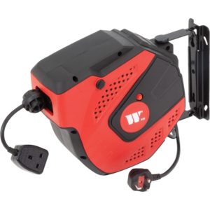 Retractable Electric Power Cable Reel Extension Cord 15m - Welzh Werkzeug