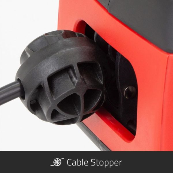 Retractable Electric Power Cable Reel Extension Cord 15m - Welzh Werkzeug