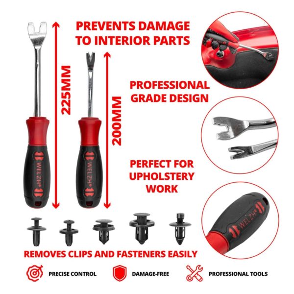 Door Panel Trim Removal Tools 2-Piece - Welzh Werkzeug