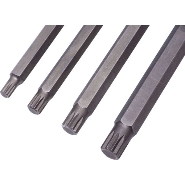 Drive Shaft Spline Bit Socket Set M8 M10 M12 M14 800mm 1/2' - Welzh Werkzeug