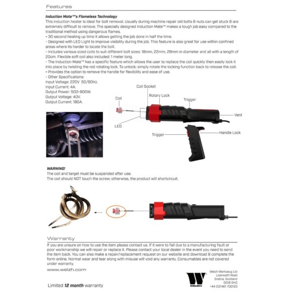 Induction Heater Tool Kit - Welzh Werkzeug