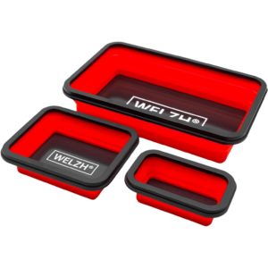 Magnetic Foldable Tool Tray Set 3-Piece - Welzh Werkzeug
