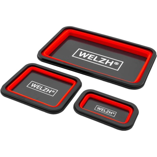 Magnetic Foldable Tool Tray Set 3-Piece - Welzh Werkzeug
