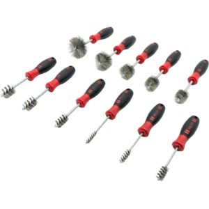 Deburring Decarbonisation Wire Brush Set 11-Piece - Welzh Werkzeug