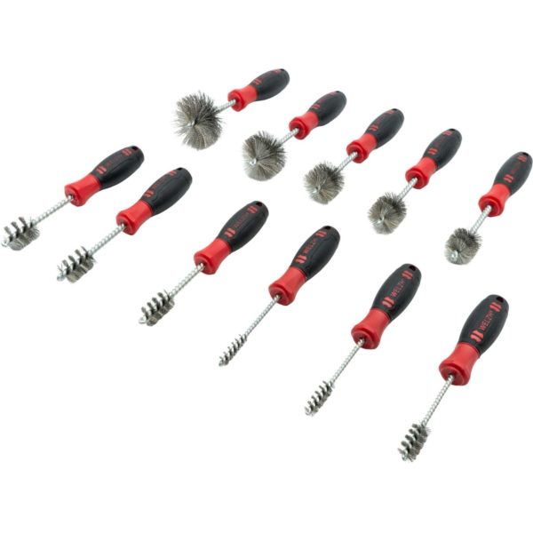 Deburring Decarbonisation Wire Brush Set 11-Piece - Welzh Werkzeug