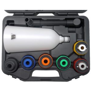 Car Engine Oil Funnel Filling Device with Adapters 7-Piece - Welzh Werkzeug
