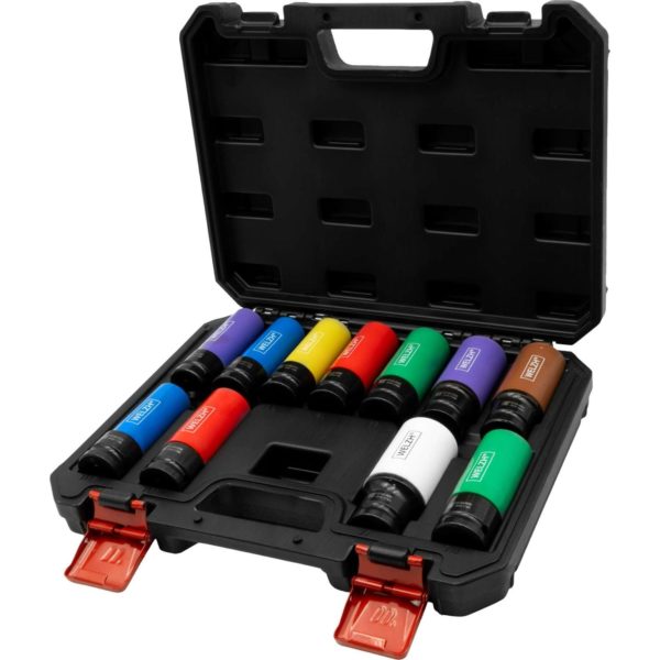 Alloy Wheel Protective 1/2 Impact Socket Master Set 11-Piece - Welzh Werkzeug