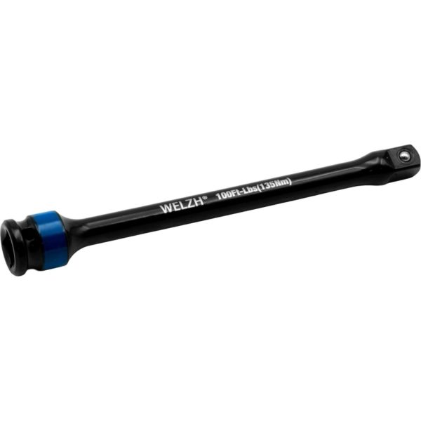 Torque Limiting Stick Socket Extension Bar Set 1/2 5-Piece - Welzh Werkzeug