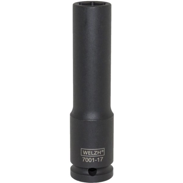 Extra Deep Impact Socket Set 1/2'Dr 120mm 10-32mm - Welzh Werkzeug
