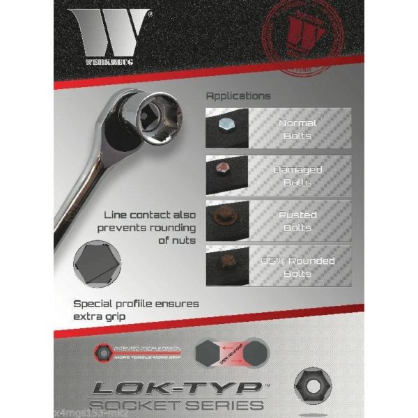 Impact Socket Set Deep & Shallow 1/2'Dr Lok Typ 10-32mm - Welzh Werkzeug