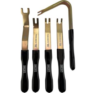 Trim Clip Removal Tool Clip Lifter Set 5-Piece (GOLD ZINC FINISH) - Welzh Werkzeug