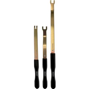 Trim Clip Removal Tool Clip Lifter Set 3-Piece (GOLD ZINC FINISH) - Welzh Werkzeug