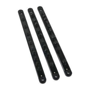 Socket Holder Storage Rails Mixed Drive with Rotating Clips + Magnetic Base 3-Piece - US PRO