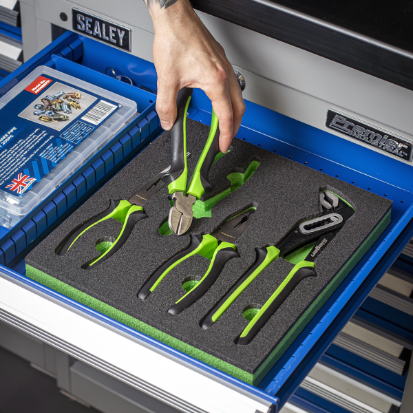 Siegen Comfort Grip Pliers Set 4pc