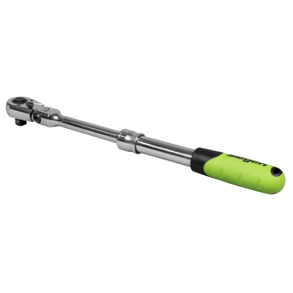 Siegen Extendable Flexi-Head Ratchet Wrench 1/2'Sq Drive