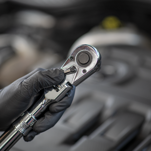Siegen Extendable Flexi-Head Ratchet Wrench 1/2'Sq Drive