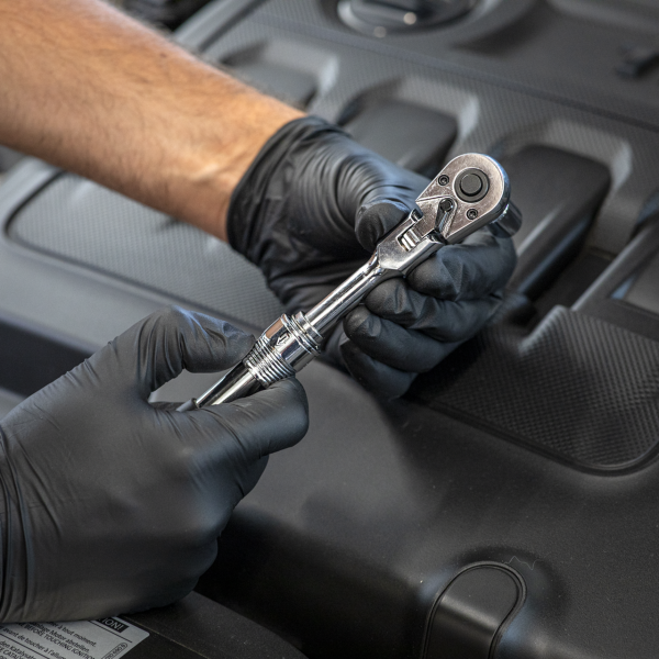 Siegen Extendable Flexi-Head Ratchet Wrench 1/4'Sq Drive