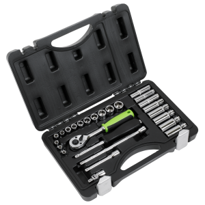 Siegen Socket Set 1/4'Sq Drive 26pc