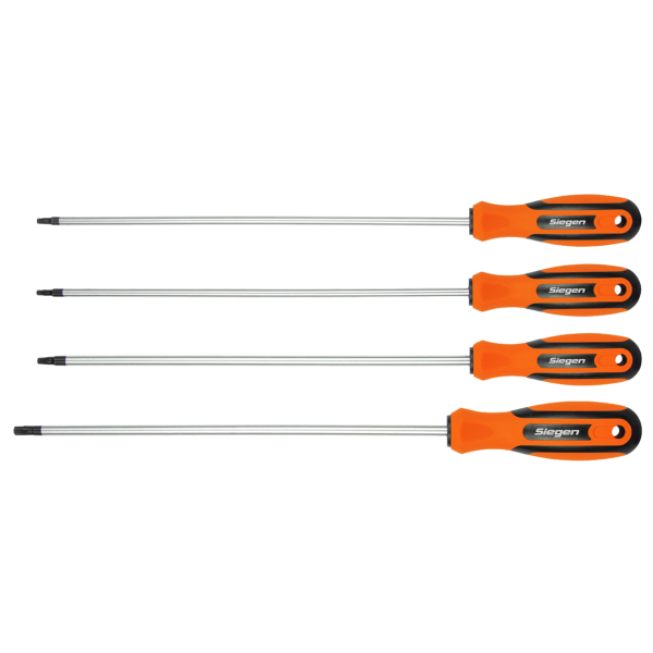 Siegen TRX-Star Torx Long Screwdriver Set 4pc