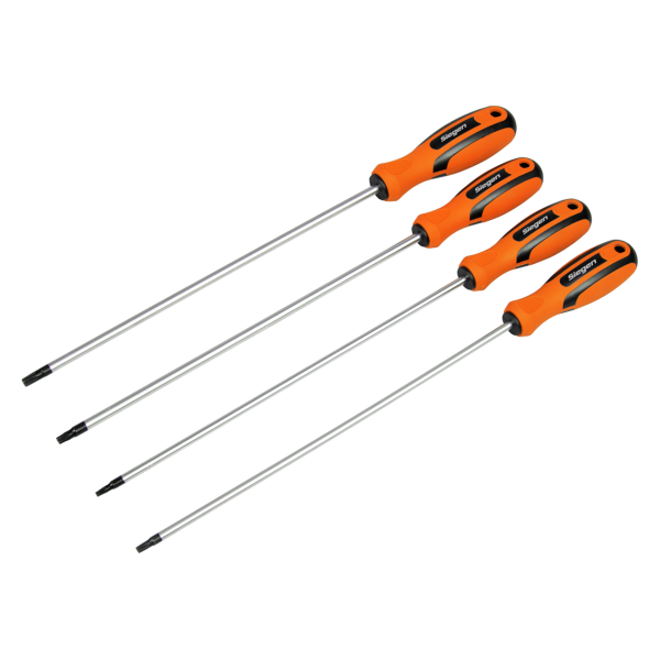 Siegen TRX-Star Torx Long Screwdriver Set 4pc