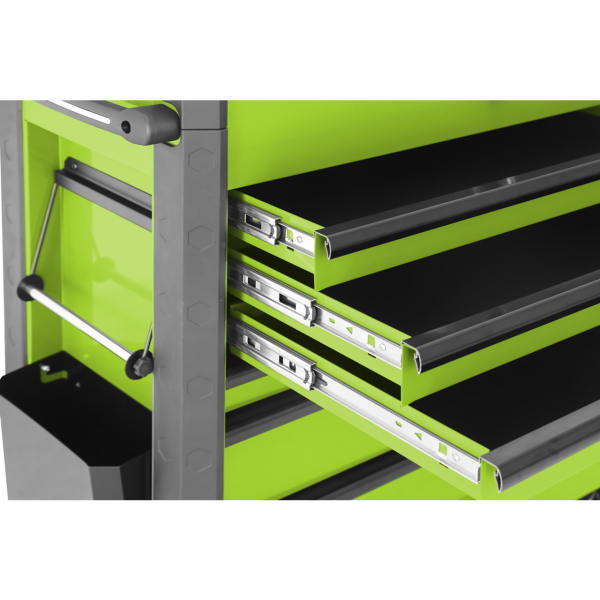 Sealey AP266HV Superline Pro® Tool Trolley 6 Drawer - Green