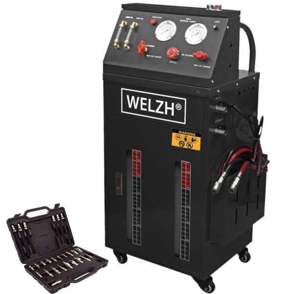 Automatic Transmission Gearbox ATF Fluid Flushing Machine & Adaptor Kit - Welzh Werkzeug
