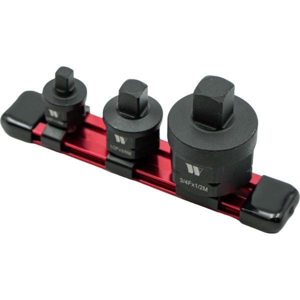 Welzh Werkzeug 3-Piece Hex Shank Impact Reducer Adapter Socket Set 5183-WW