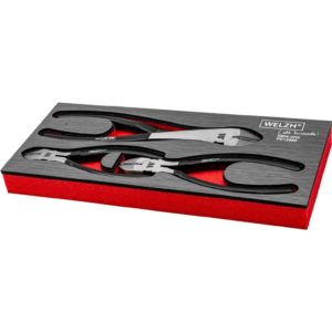 Diagonal Cutting Plier Set Side Cutters 3-Piece Heavy Duty - Welzh Werkzeug