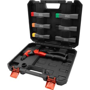 Professional 360° Swivel Head Nut Riveter Set, 2.4-mm-4.8; M3-M6 - Welzh Werkzeug