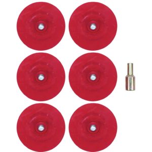 Conical Eraser Pad Set For Cleaning Alloy Wheels 6-Piece - Welzh Werkzeug