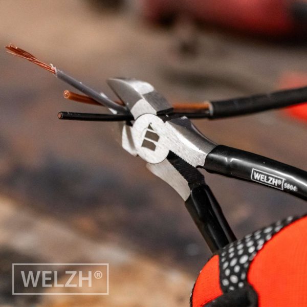 Diagonal Cutting Plier Set Side Cutters 3-Piece Heavy Duty - Welzh Werkzeug