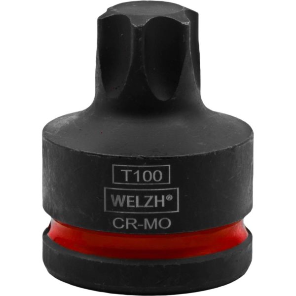 Impact Torx T Star Bit Socket Set 3/4' 6-Piece T80-T100 - Welzh Werkzeug
