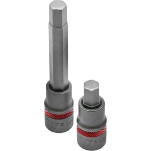 Hex Bit Socket Set H11 11mm For Brake Calipers 1/2' Drive 2-Piece - Welzh Werkzeug