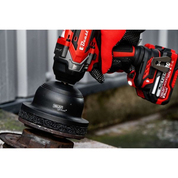 Aluminium Wheel Hub Cleaning Tool with 2 Pads - Welzh Werkzeug